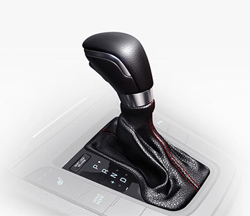 Closer view of 7-speed double clutch transmission