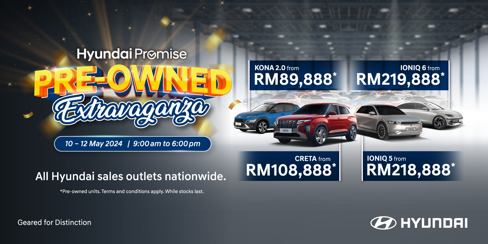 Hyundai Promise Pre-Owned Extravaganza.