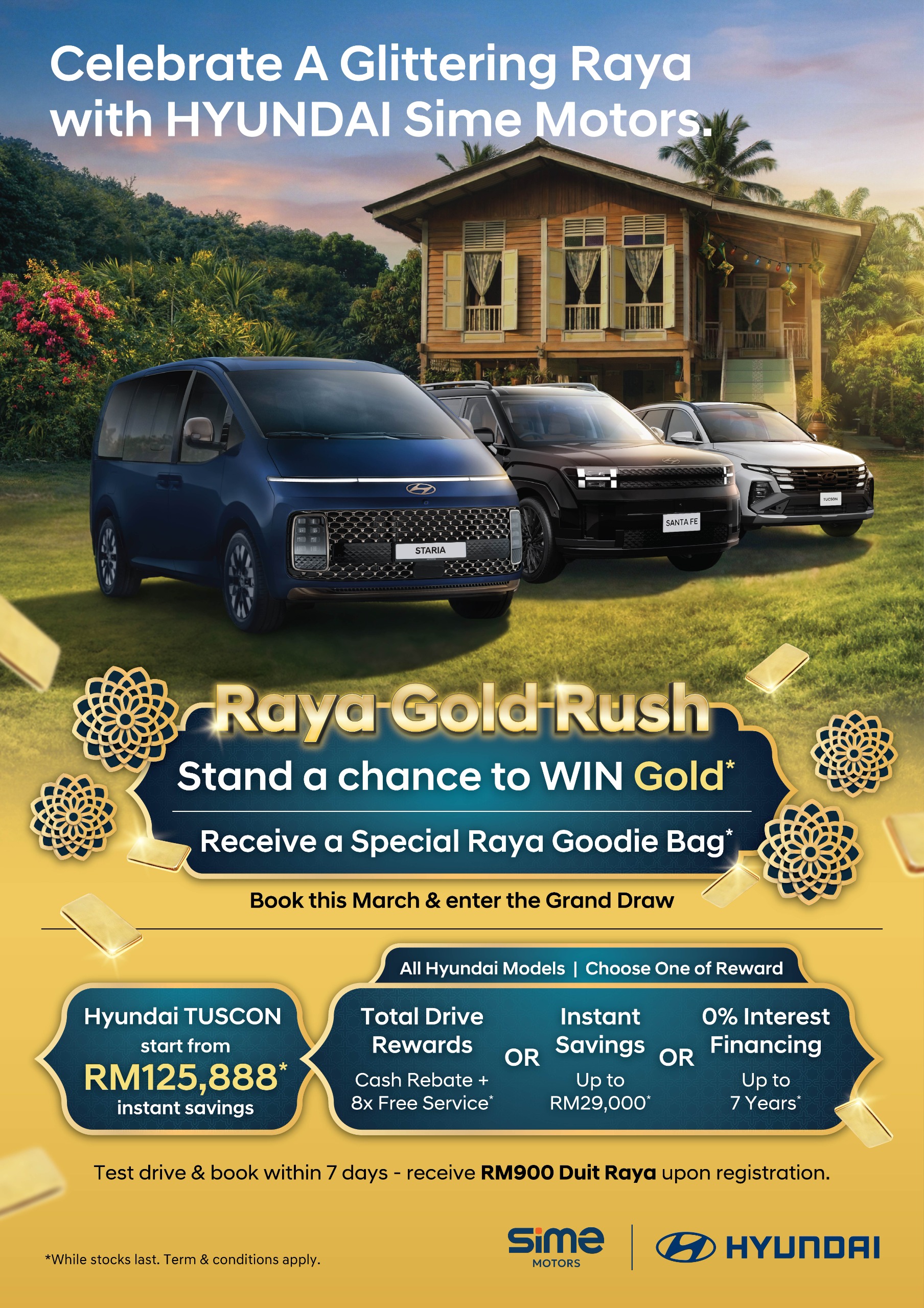 Hyundai Malaysia Raya Gold Rush Promotion