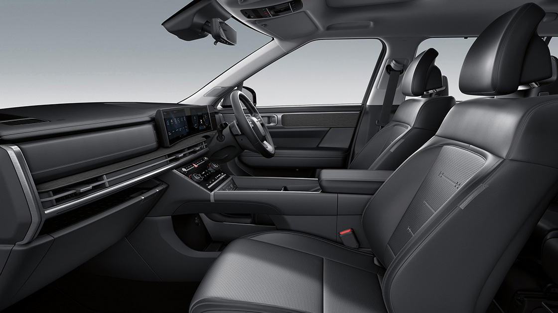 Black Monotone Nappa Leather - SANTA FE Interior