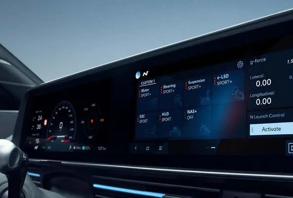 Hyundai IONIQ 6 N - Customise your performance and comfort levels.